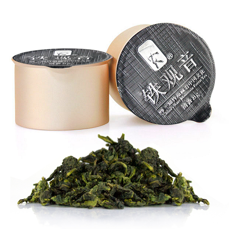 一农精装小罐装茶叶礼盒装 12罐 特级清香安溪铁观音60g 小金罐装乌龙茶