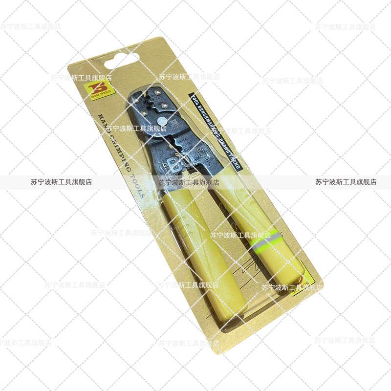 波斯(BOSI) 荧光系列压接钳 0.08-5.2mm² 把高清大图
