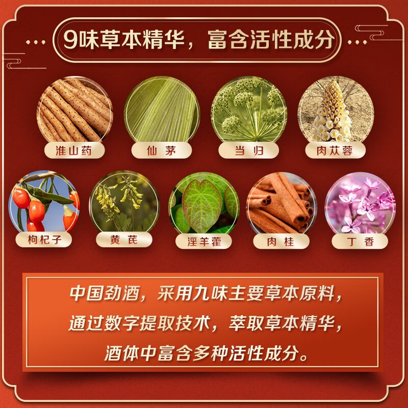 劲牌 中国劲酒35度 礼盒装 5L/5升 桶装保健酒(新老包装随机发)高清大图