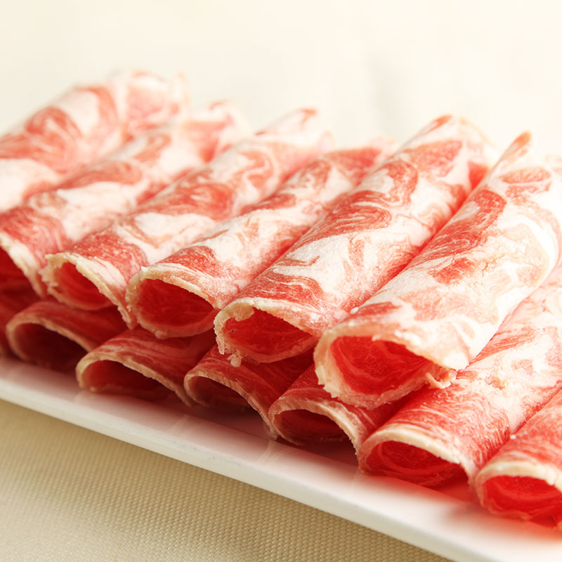 大庄园 精品羊肉卷200g*8袋涮羊肉火锅食材羊肉片调理肉片高清大图