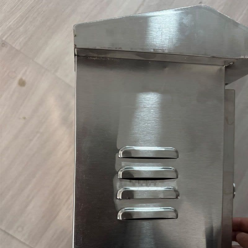 LISM-304不锈钢配电箱工程家用201室外户外防水箱监控设备箱抱箍充电桩 室外常规300*400*180三联把手锁图片