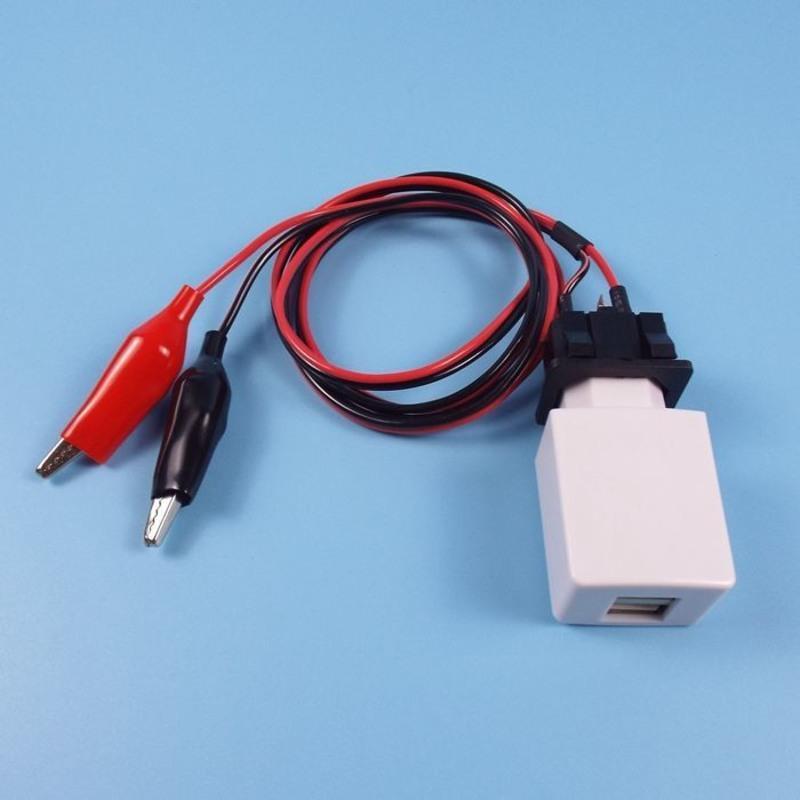 12v电瓶转手机充电器 12伏摩托车转usb转换器 太阳能停电应急充电