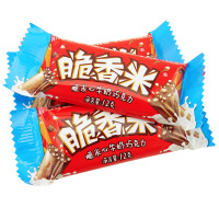 德芙 脆香米牛奶巧克力192g（12gx16条）盒装 休闲零食 脆米夹心能量儿童糖果