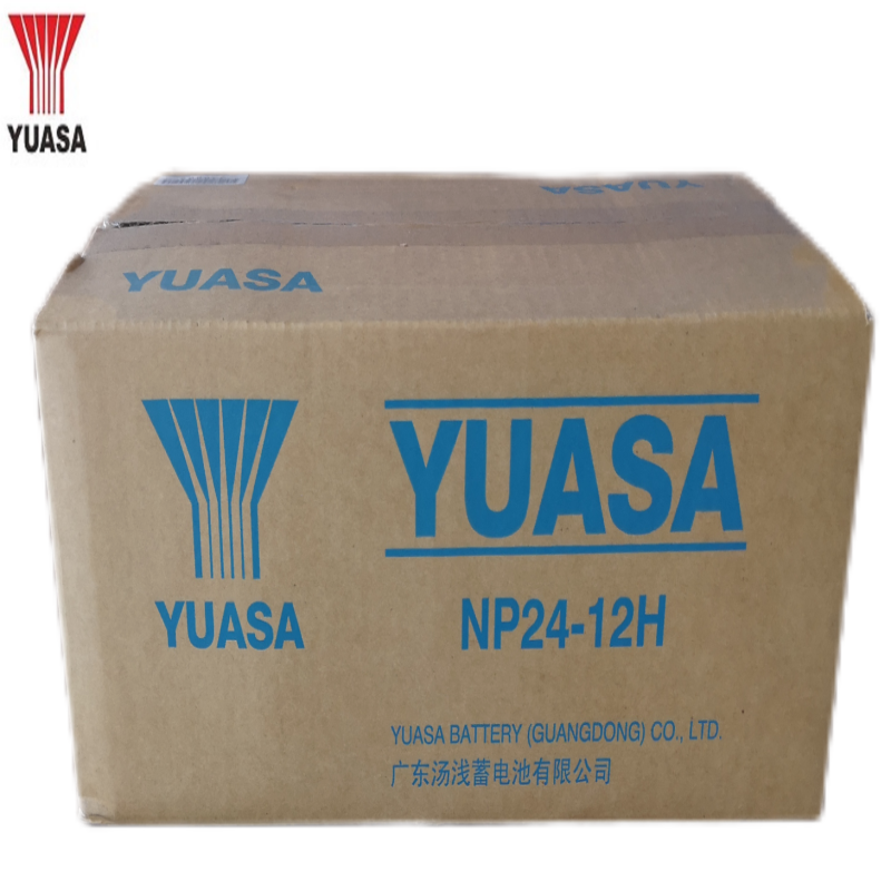 汤浅YUASA阀控式铅酸蓄电池NP24-12H 12V 24AH 含配件及安装高清大图