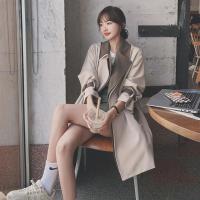 今年行风衣女中长款2021秋季新款炸街感气质大衣外套潮15天内发货