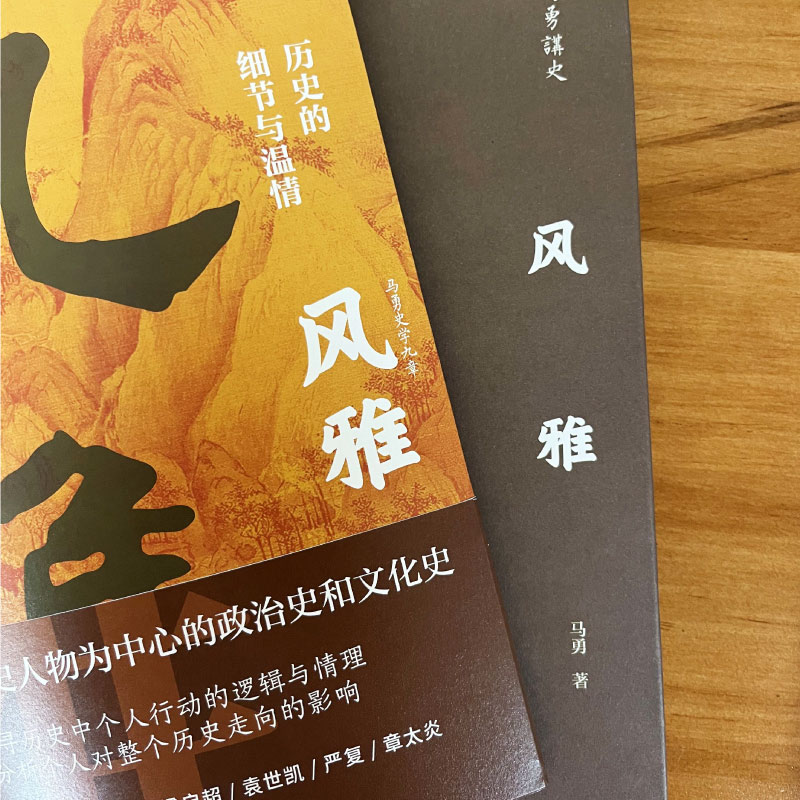 明夷:新史学的重建与开新 [正版] 风雅:历史的细节与温情 马勇 从细节处辨析历史真相以温情去理解历史人物 中国近代高清大图