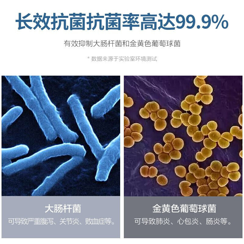 茶花(CHAHUA) 312003一次性手套抗菌加厚袋装抽取式卫生食品用手套100只高清大图