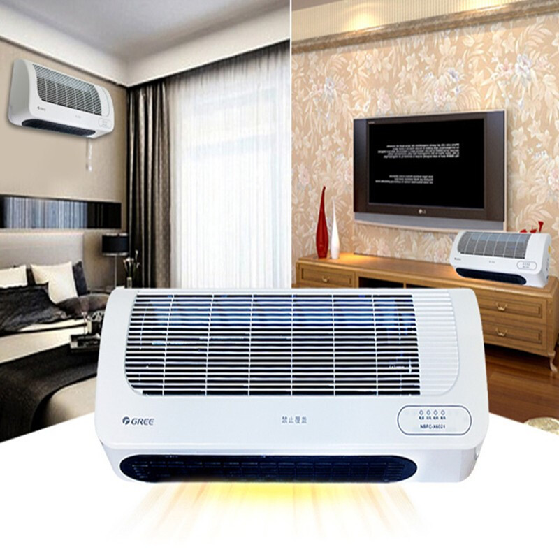 格力gree暖风机取暖器家用壁挂式电暖气冷暖浴室防水电暖器居浴两用