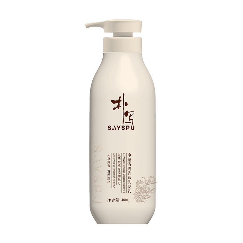 朴写氨基酸净澈清爽香氛 洗发乳 480g高清大图