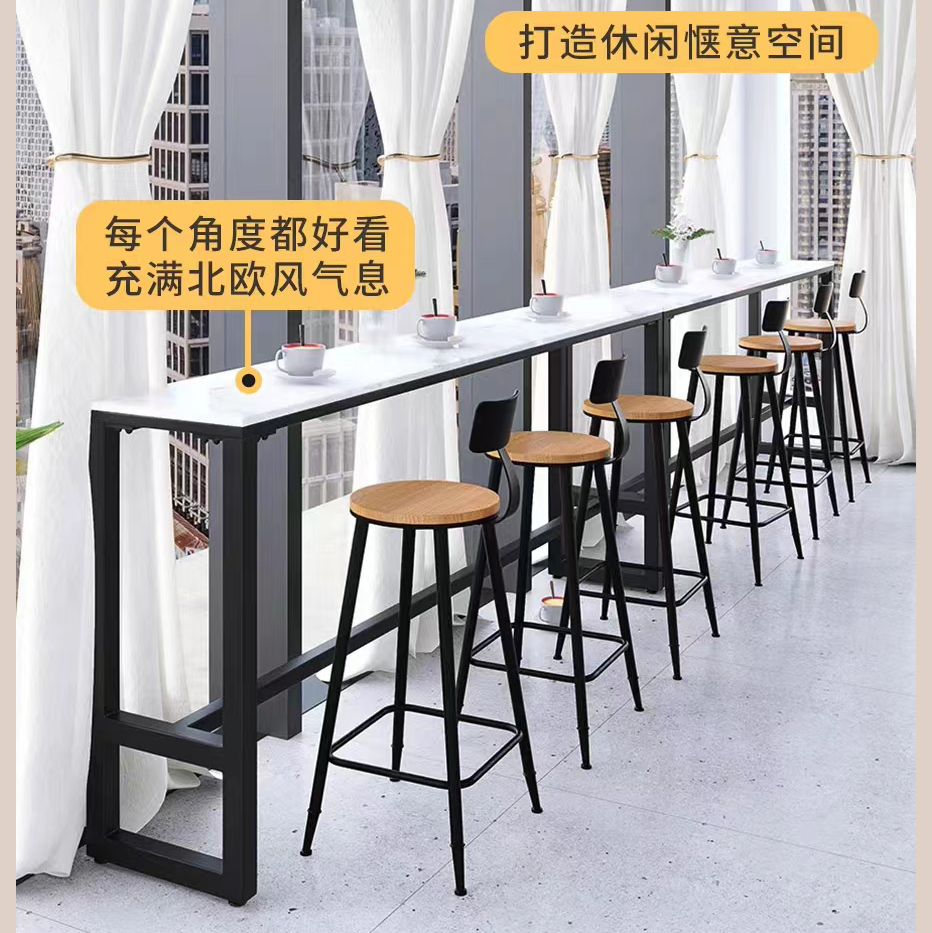 繁石榴G1001款1000*400*1050型号办公室茶水区高桌高清大图
