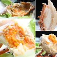 万里鲜 三门青蟹大红膏蟹海蟹鲜活 1kg 3只 生鲜活螃蟹