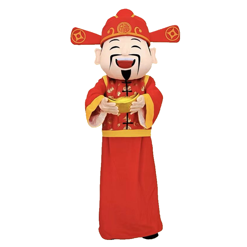 财神爷人偶服装 170-180cm高清大图