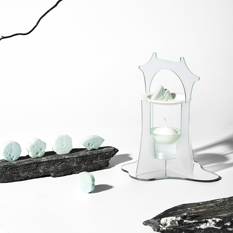 友一个浮生六记香薰礼盒浮生香遇中式古典水浮蜡烛香薰文创