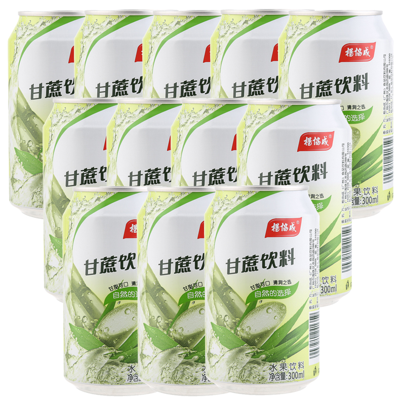 杨协成 300ml*12罐 甘蔗水甘蔗汁竹蔗水饮料 (单位:组)