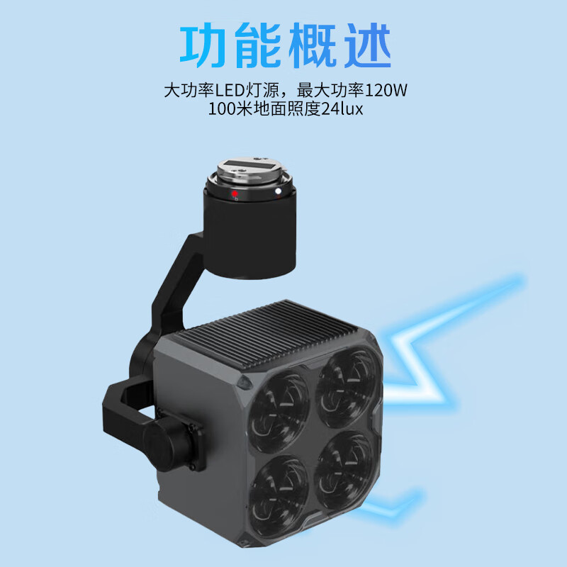 大疆(DJI)适配经纬M400/M350无人机 云台探照灯 第三方照明配件 GL60 Plus 提货卡高清大图