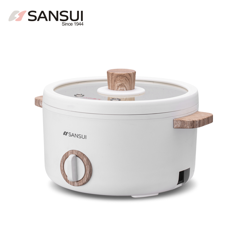 山水(SANSUI)SD-63B多功能养生锅 一机多用陶瓷釉内胆双耳提手1.5L白色(单位:台)