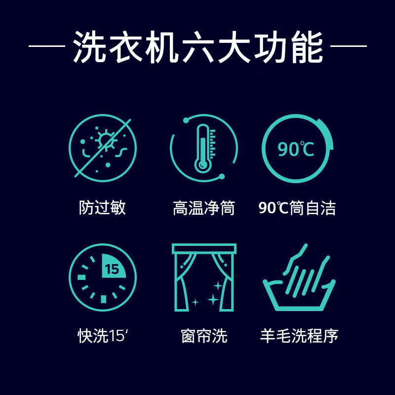 西门子siemens洗衣机wm12p2602w全自动10kg滚筒变频电机防过敏程序快