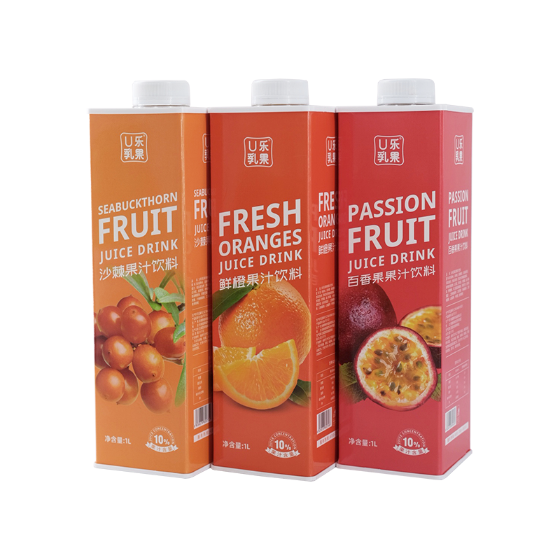 香格利u乐乳果1l纸盒果汁百香果汁沙棘汁鲜橙果汁婚宴酒席年货