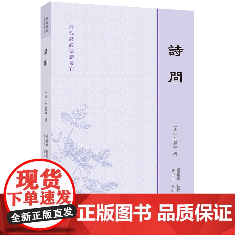 清代诗经要籍丛刊—诗问 牛运震 董露露 鲁洪生 语文出版社 正版书籍