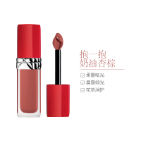 Dior迪奥烈艳蓝金挚红唇膏红管#808奶油杏棕