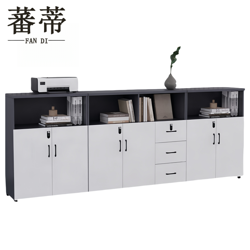 蕃蒂资料柜六门三抽台