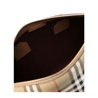 博柏利(BURBERRY)女士单肩包时尚格纹拼接连帽手提斜挎包百搭配件