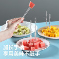 美丽雅 水果叉100支 一次性叉子食品级 儿童甜品蛋糕果盘小签子 95786