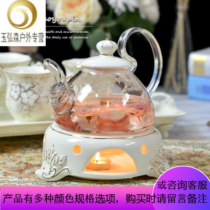 Fghgf Fghgf 户外水具jt8686 欧式泡花茶壶煮水果茶壶套装耐热玻璃陶瓷煮茶炉花 茶杯蜡烛养生壶 价格图片品牌报价 苏宁易购玉弘森户外旅行专营店