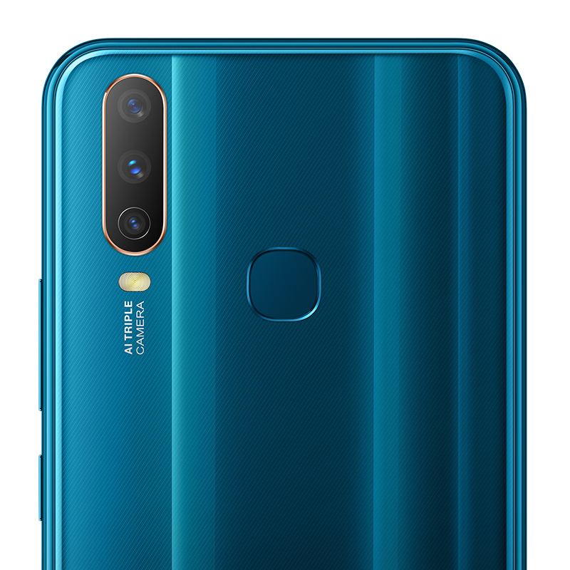 vivo Y3 闪充强续航 4GB+128GB 孔雀蓝 全面屏拍照游戏全网通4G手机