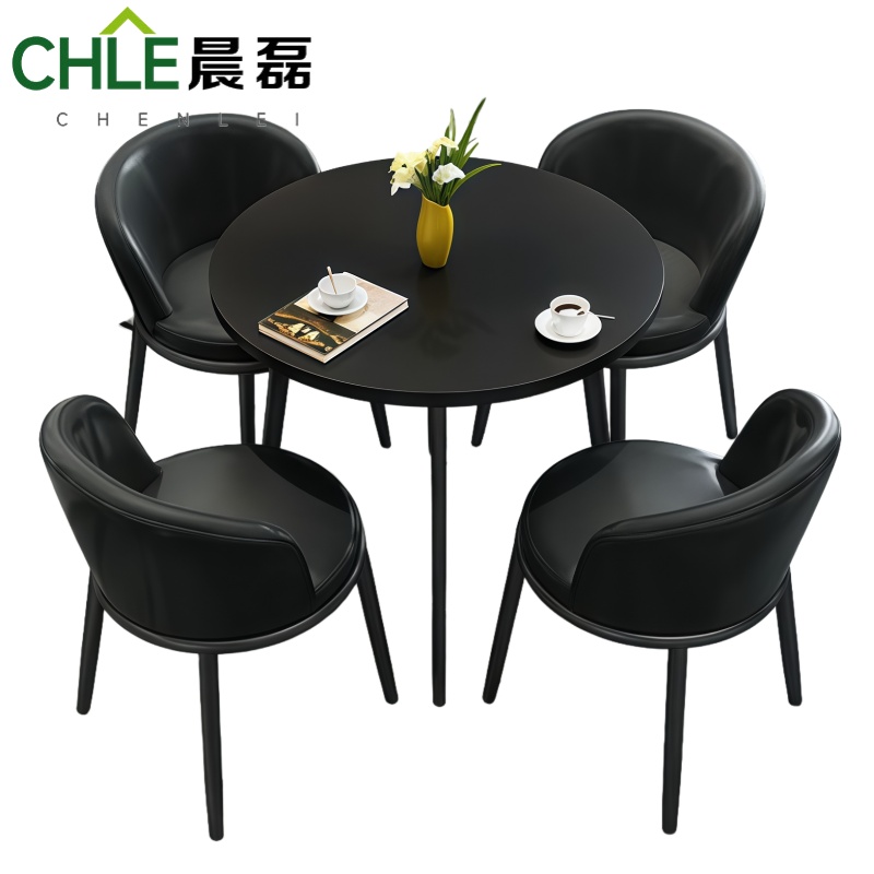 晨磊洽谈桌一桌四椅/套高清大图