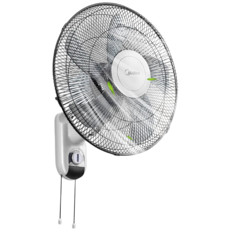美的(Midea) 壁扇风扇商用挂壁式牛角风扇家用轻音摇头餐厅客厅食堂工业电风扇(不包安装) FWA40YA高清大图