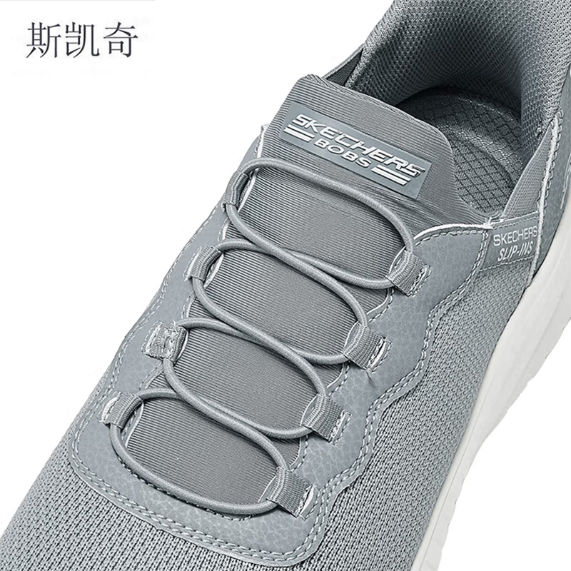 斯凯奇 男轻便闪穿运动鞋 118300/GRY-10 双高清大图