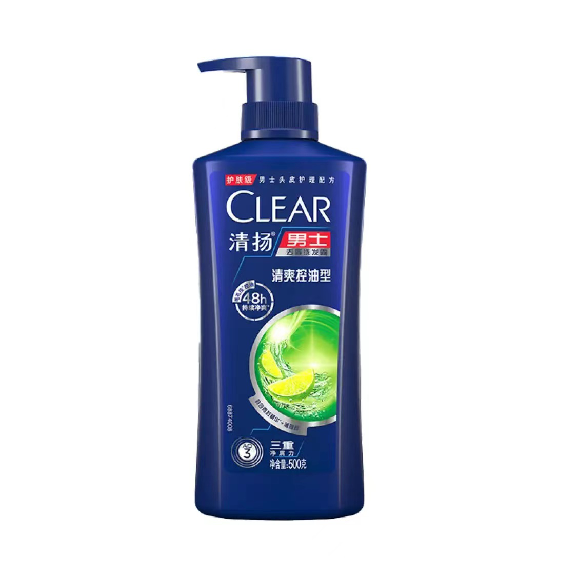 清扬 (clear) 男士去屑洗发水 清爽控油型500g 联合