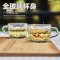 WT紫丁香加厚玻璃杯透明功夫茶杯 清心杯*4（BB291）
