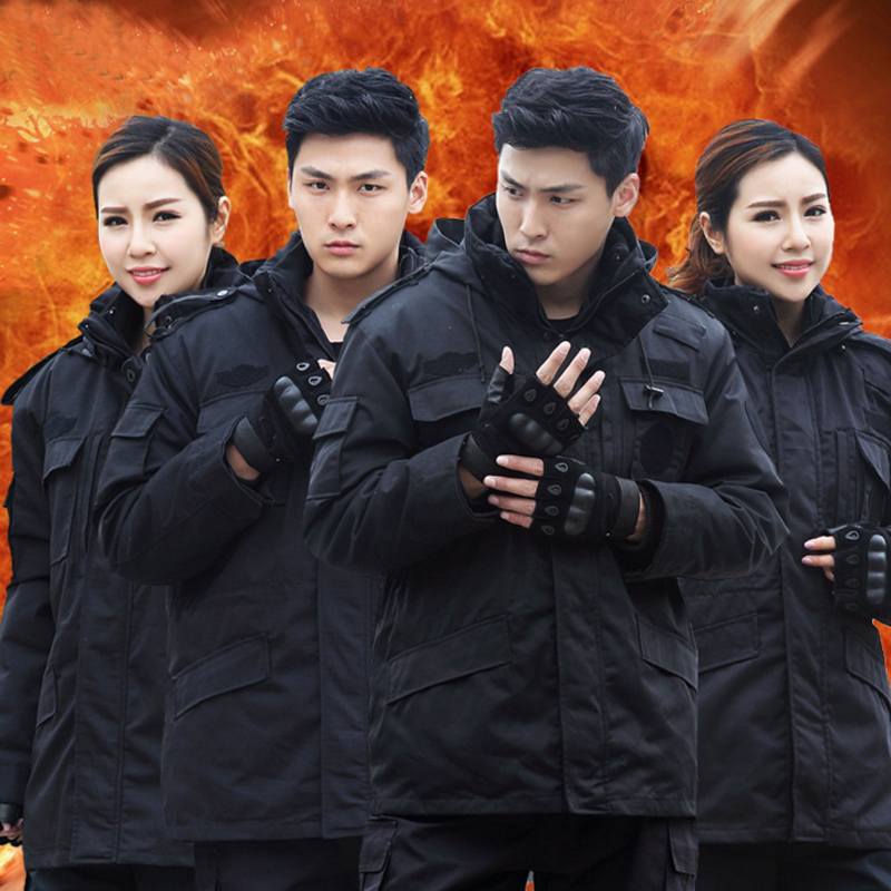 cnmf 9529 特勤作训大衣 保安棉衣 防寒棉服 特战特训大衣冬季作战服