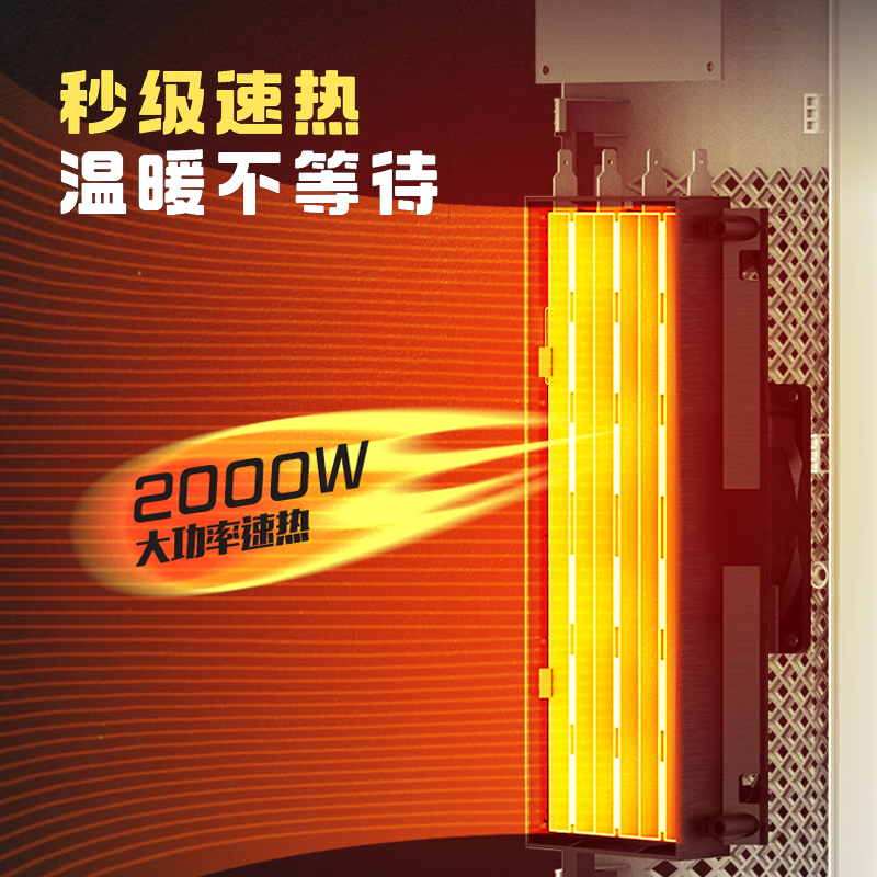 澳柯玛(AUCMA)NF20ND17 立式取暖器 2000W(单位:台)白色高清大图