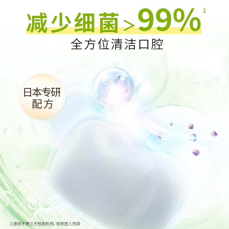 狮王(Lion)NONIO进口清新牙膏清凉薄荷130g去黄去牙渍亮白护龈含氟高清大图