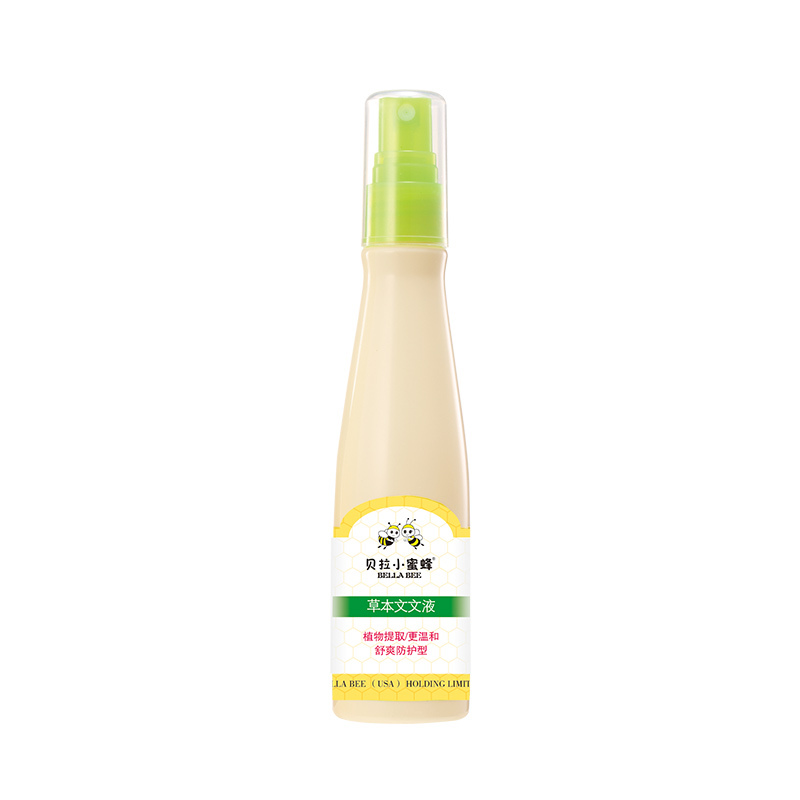 贝拉小蜜蜂(BELLABEE)草本文文液110ml 婴儿防蚊液 防蚊驱蚊