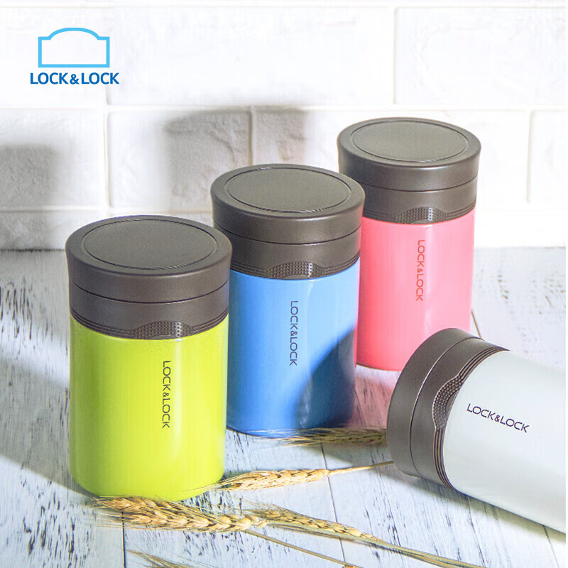 乐扣乐扣 新海浪焖烧罐保温罐 500ml LHC8024 绿