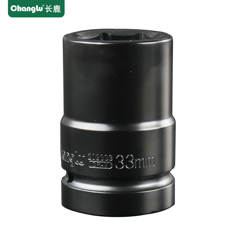 Changlu/长鹿1寸套筒25mm大风炮用六角拆四角螺栓风动气动套筒 [42mm]高清大图