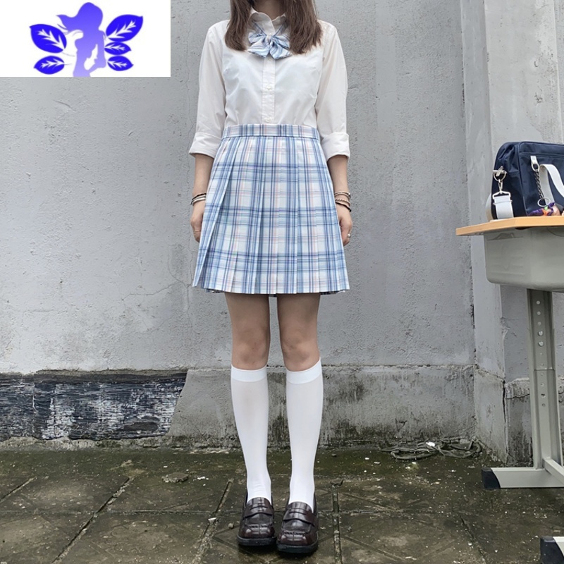 Ideamini小个子显高jk制服及膝白色小腿袜女中筒袜子长压力瘦腿夏季薄款袜子