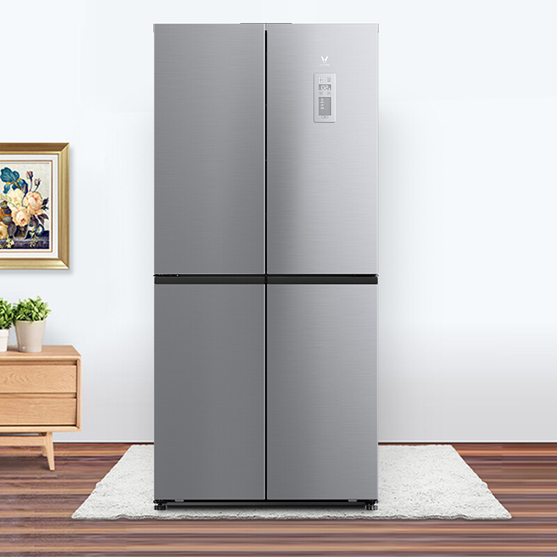 小米mi米家风冷十字四门冰箱486l银色
