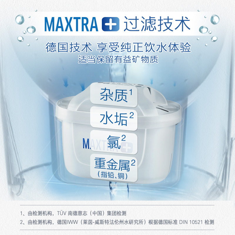 碧然德(BRITA)家用滤水壶 净水壶 Marella 海洋系列 3.5L滤水壶1壶3芯(蓝色)