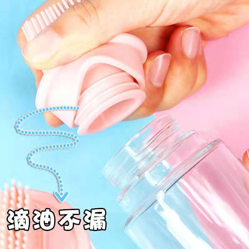 油刷子家用多功能烧烤硅胶耐高温不掉毛玻璃瓶抹油烘焙烙饼|花色/海色实惠装.