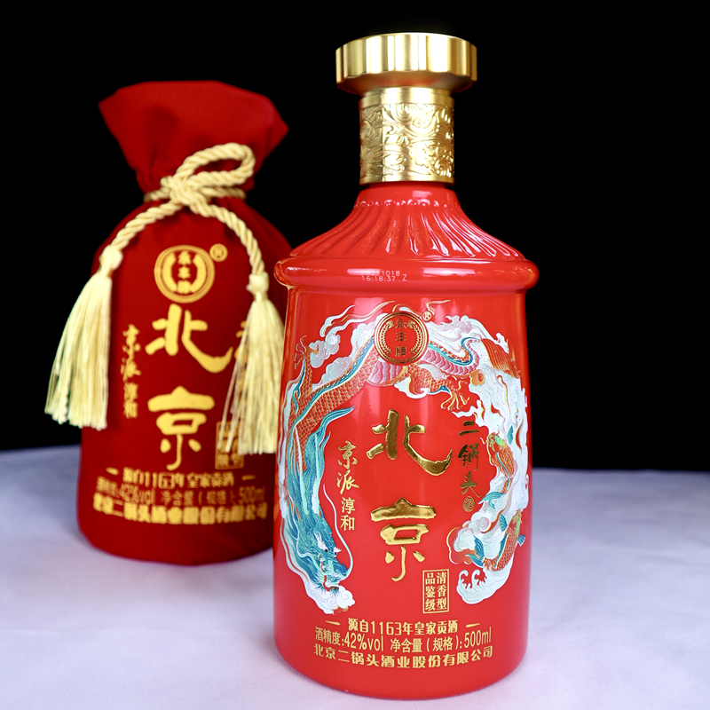 永丰牌北京二锅头白酒42度京派淳和六六大顺500ml清香型6色混合装
