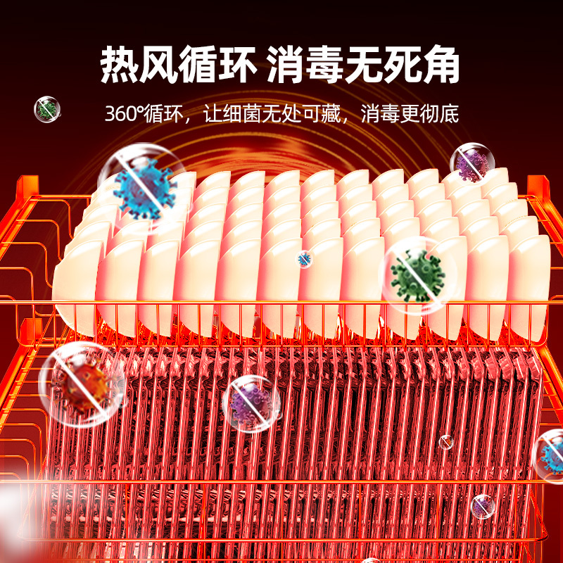 圣托(Shentop)热风循环消毒工作台 臭氧紫外线消毒碗柜 酒店饭店餐具消毒操作台 ZTD1800-Q19高清大图