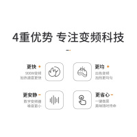 格兰仕(Galanz)微波炉光波炉变频微蒸烤一体机 900W智能平板式加热一级能效23升大容量烧烤炉BM1