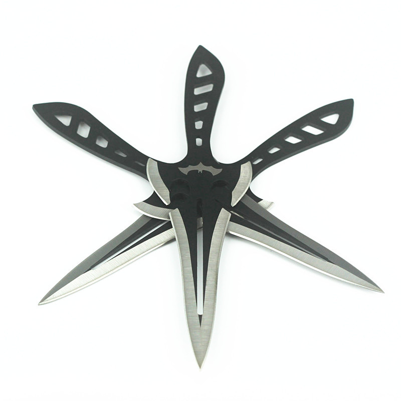 户外工具野营户外小刀十架飞镖飞刀野外随身刀具创意工具刀潜水飞镖刀