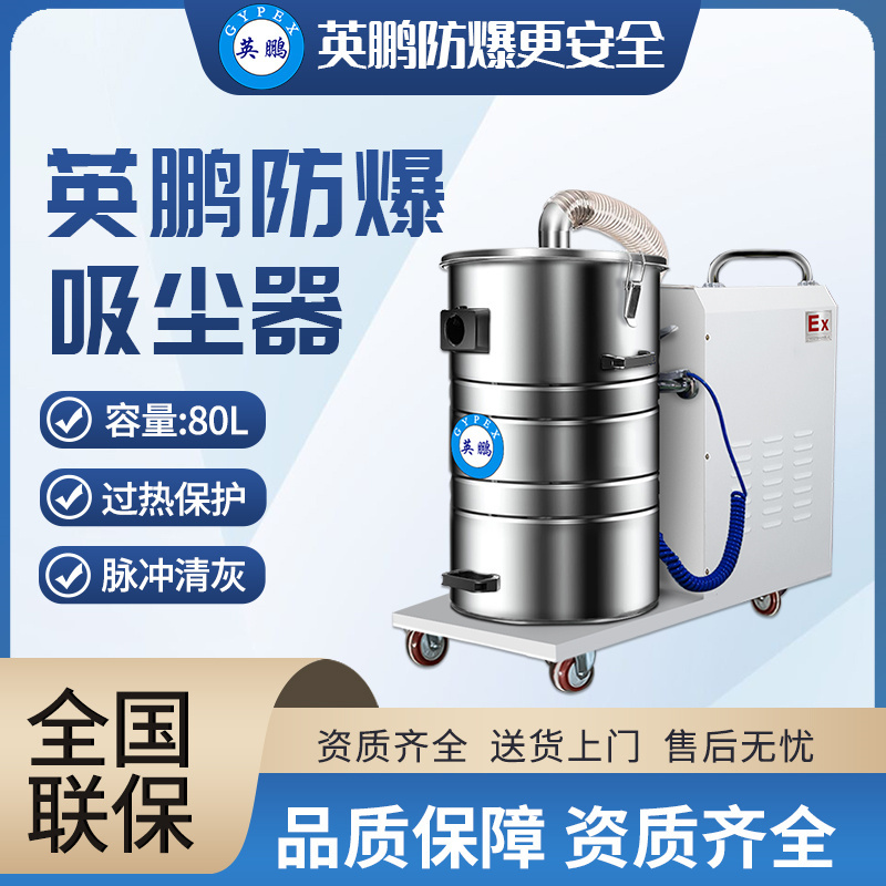 英鹏(GYPEX)防爆吸尘器工业EXP1-25YP-30/80DL工厂车间医疗除尘器反吹气体防静电3.0kw