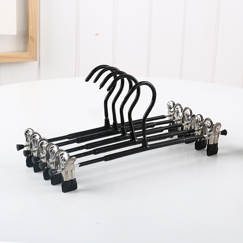 多功能裤架裤夹浸塑带夹子晾裤夹子批发家用无痕裙子裤挂裤子衣架衣架